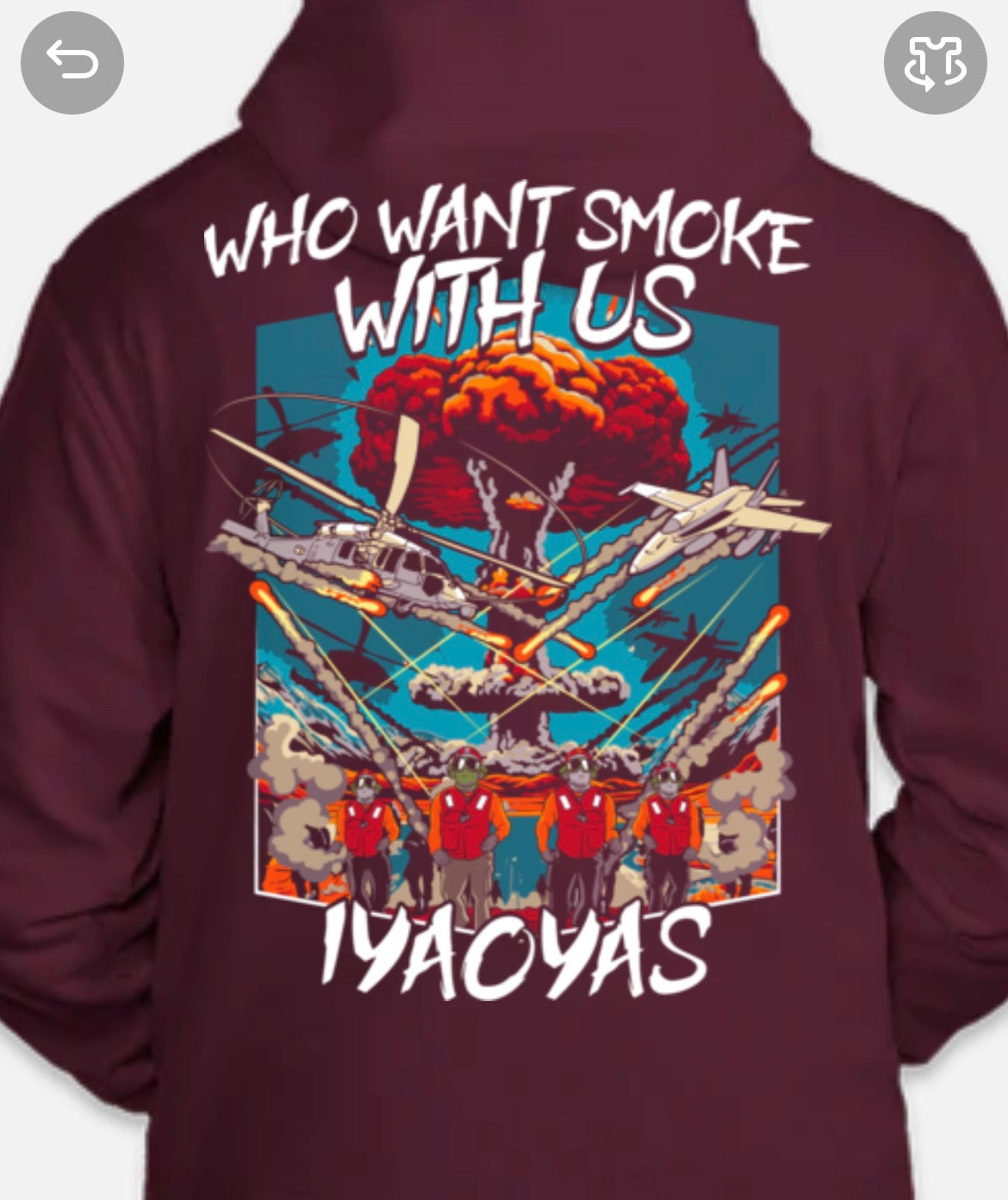 PRE-ORDER FOR 10/15 RESTOCK - Who Want Smoke Hoodie